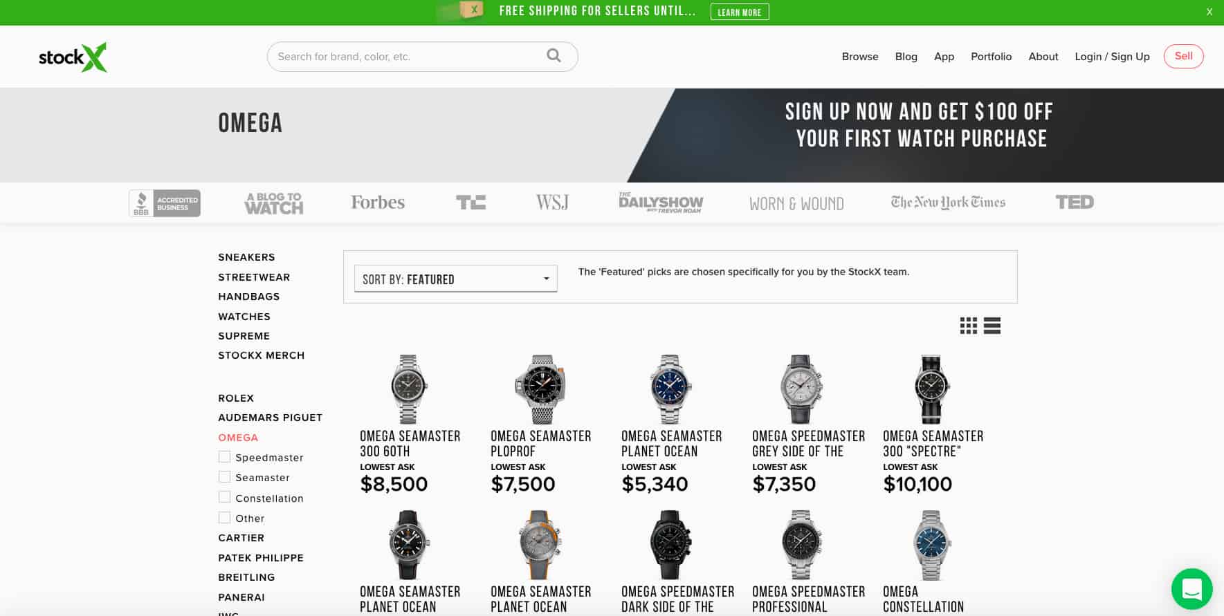 Introducing StockX, a New Way to Buy and Sell Watches