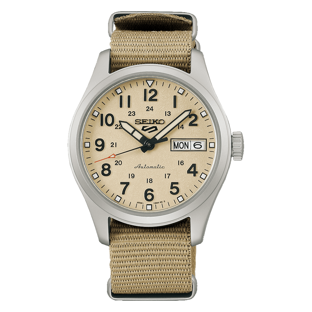 Return To Form Seiko Introduces an Ensemble of 36mm Field Watches with