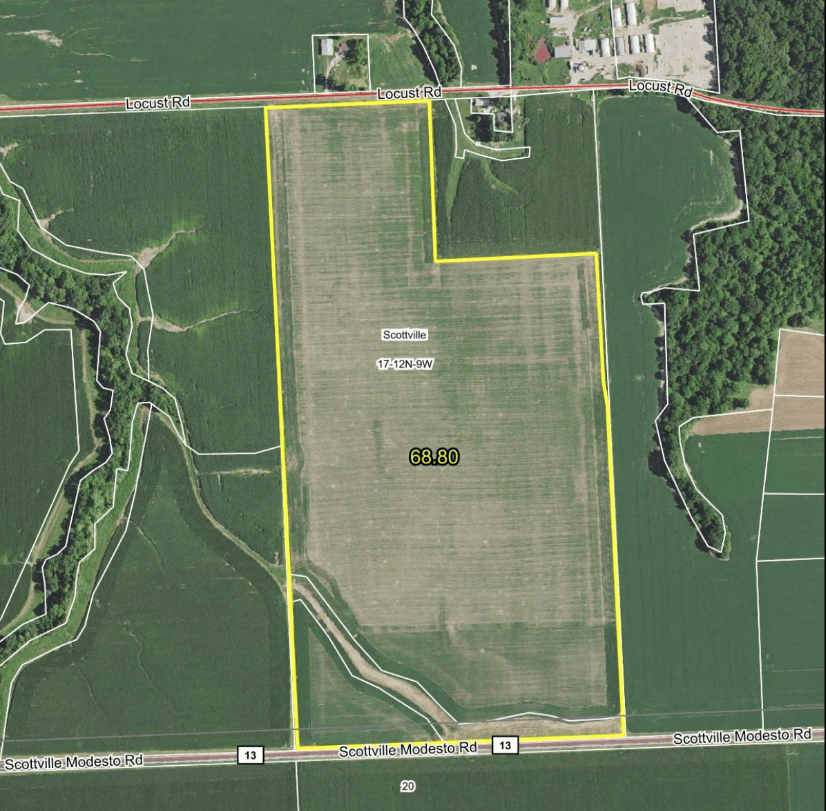 68.8 Acres, Class A · 97 Tillable · Macoupin County, Illinois Worrell Land Services