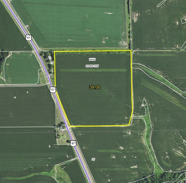 39± Acres · Class A, 96 Tillable · Greene County, Illinois Worrell