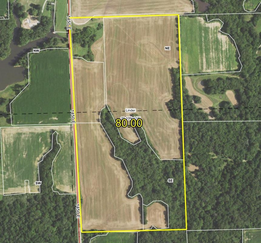 120.98± Acre Land Auction · 2 Tracts · Greene County, Illinois