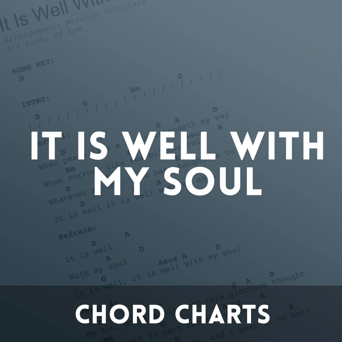 It is well with my soul hillsong sheet music vicabel
