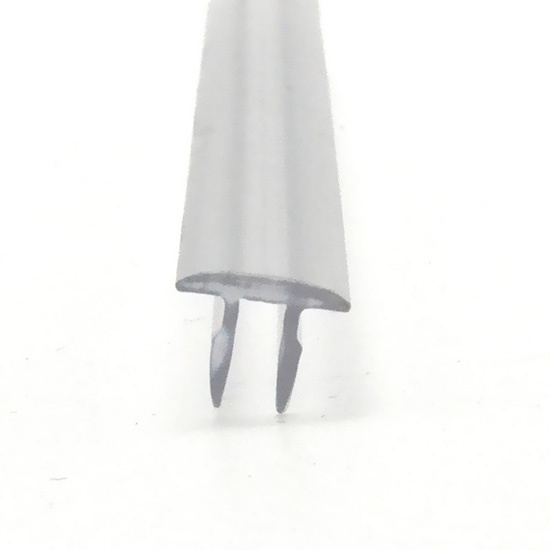 Frameless glass shower door seals