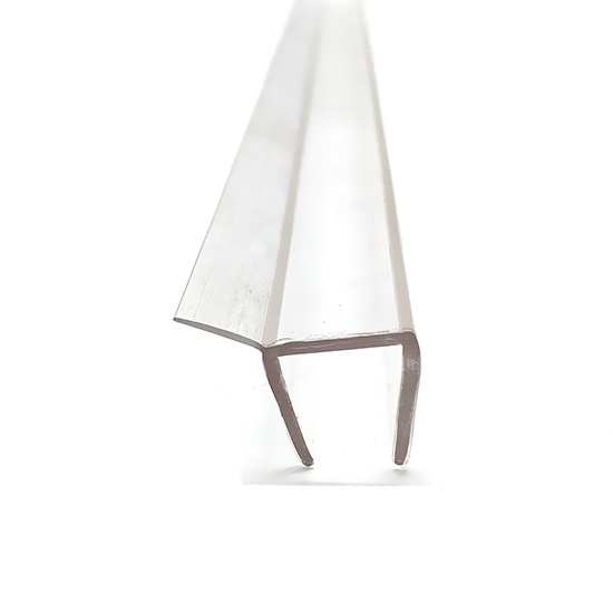 Frameless glass shower door seals