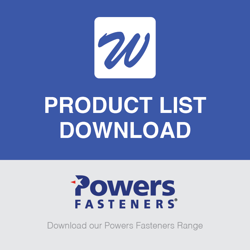 POWERS FASTENERS PRODUCT LIST Worthley's