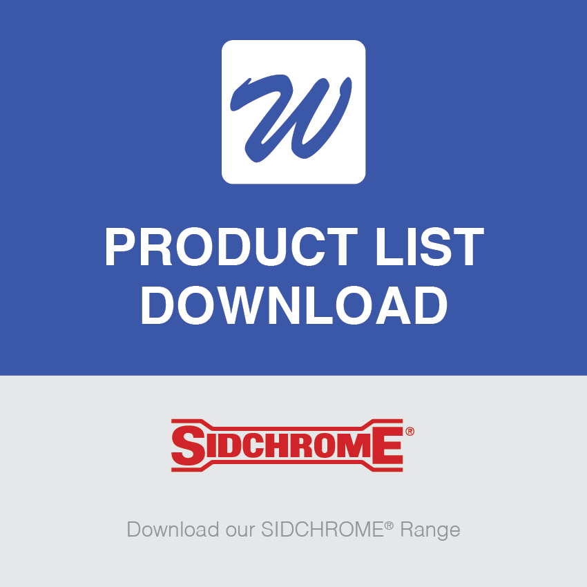 SIDCHROME® PRODUCT LIST Worthley's