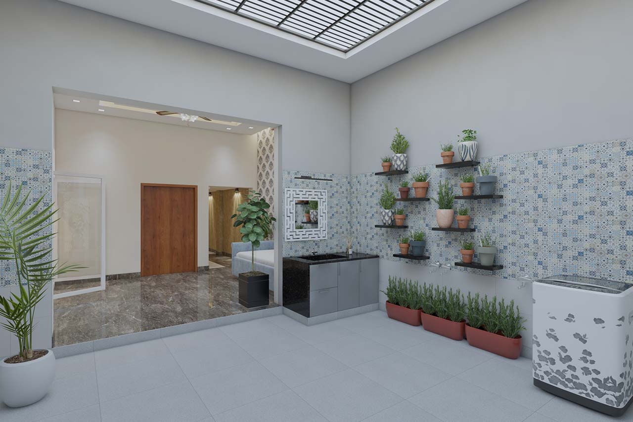 Residential House Interior Worth Space