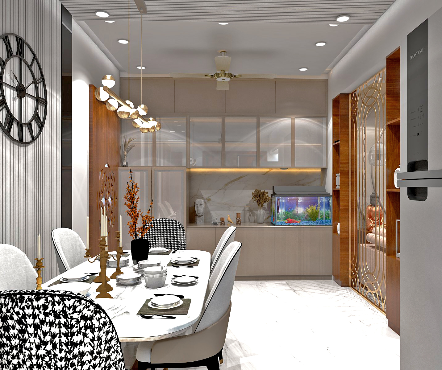 Residential House Interior Worth Space