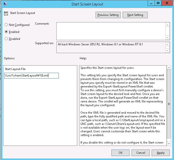Managing Start Layout and Taskbar Pinned Apps Using GPO Windows OS Hub