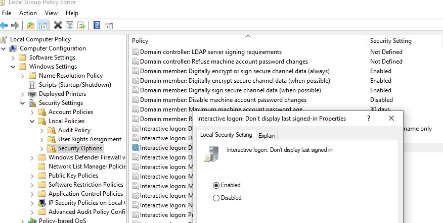 This article will tell you how to change the password policy in windows 10/8/7 using either local you might have seen on certain websites that for registering, you will have to enter a password that. How To Show Hide All User Accounts From Login Screen In Windows 10 Windows Os Hub