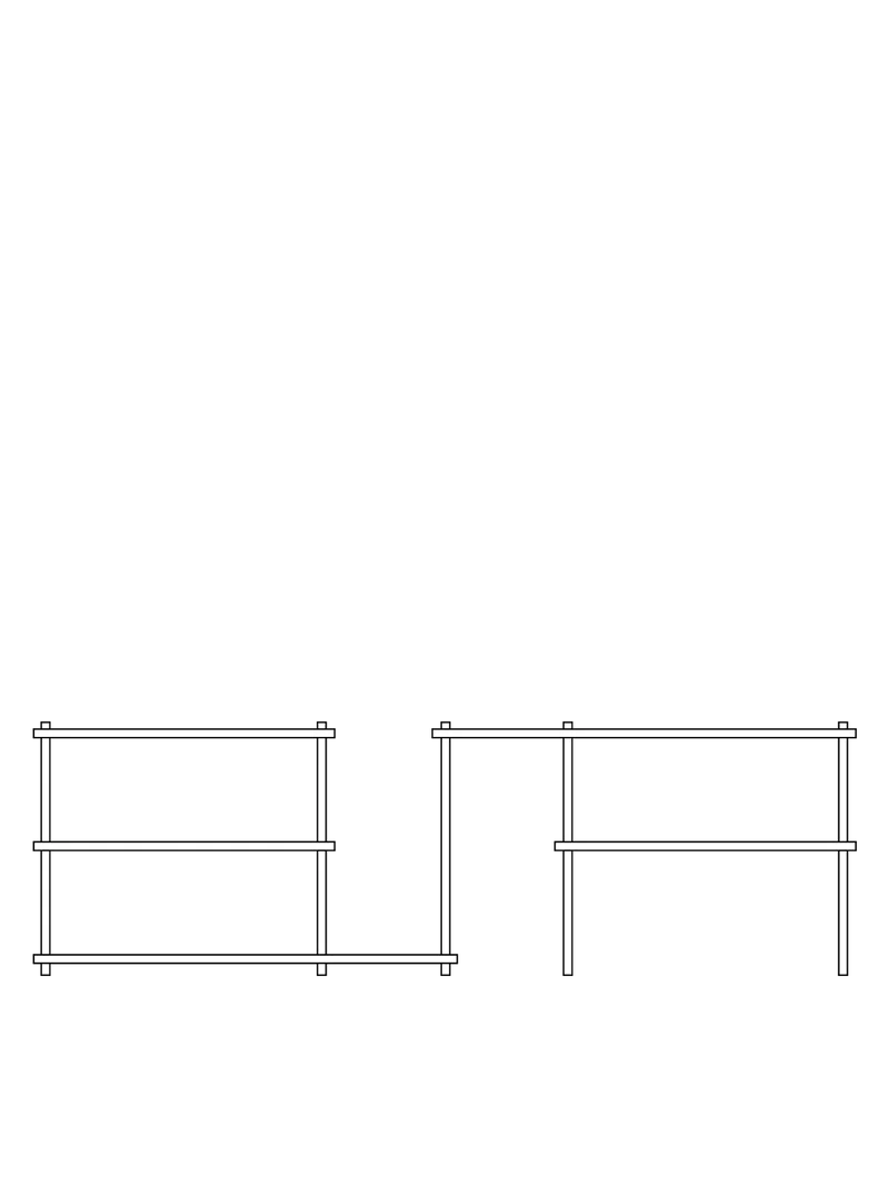 Elevate shelving system 10 WOUD International