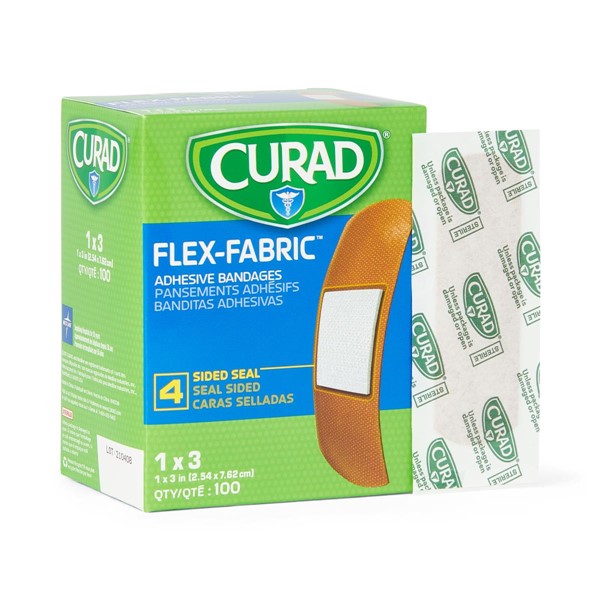 CURAD Fabric Adhesive Bandage, 1" x 3", box of 100 Wound Care Product