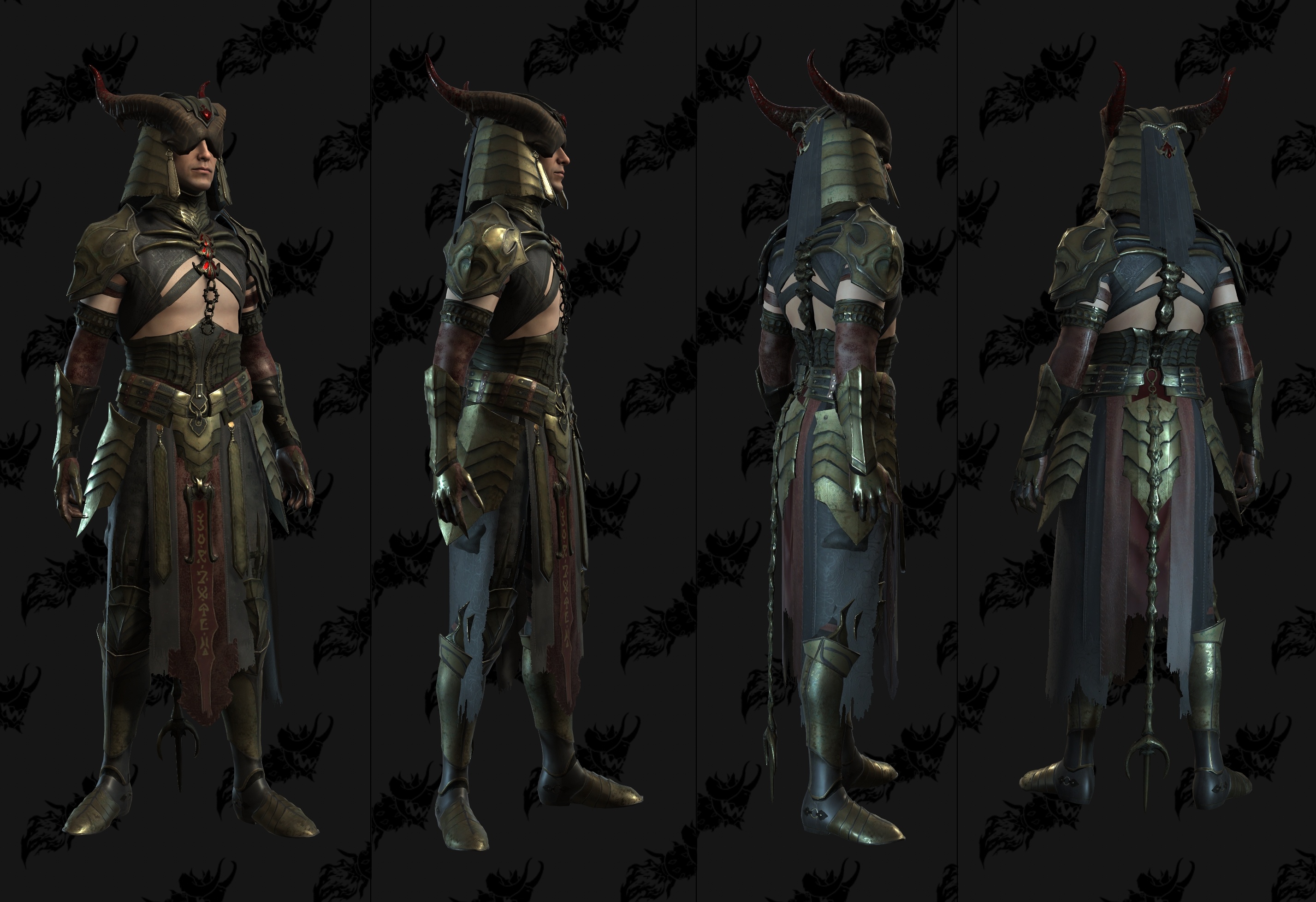 Модели доспехов классов в Diablo IV