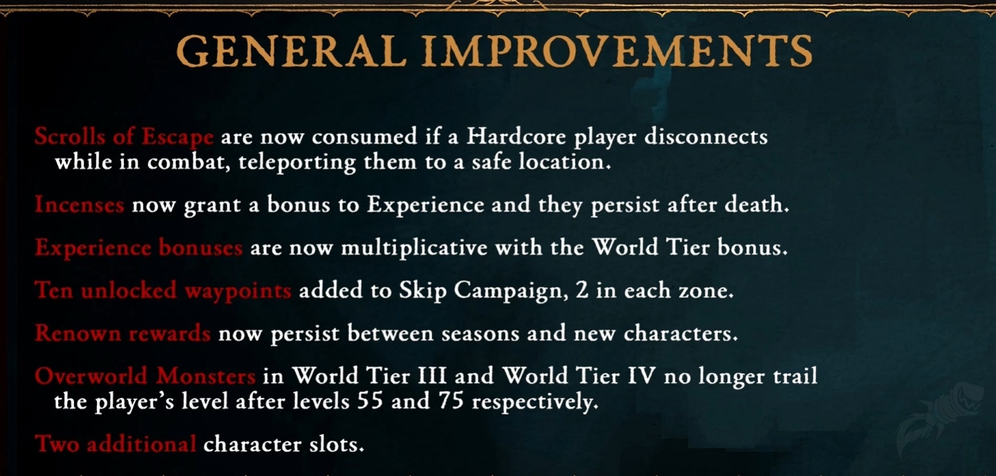 Diablo 4 Season of Blood Update General Improvements Guide WowCarry