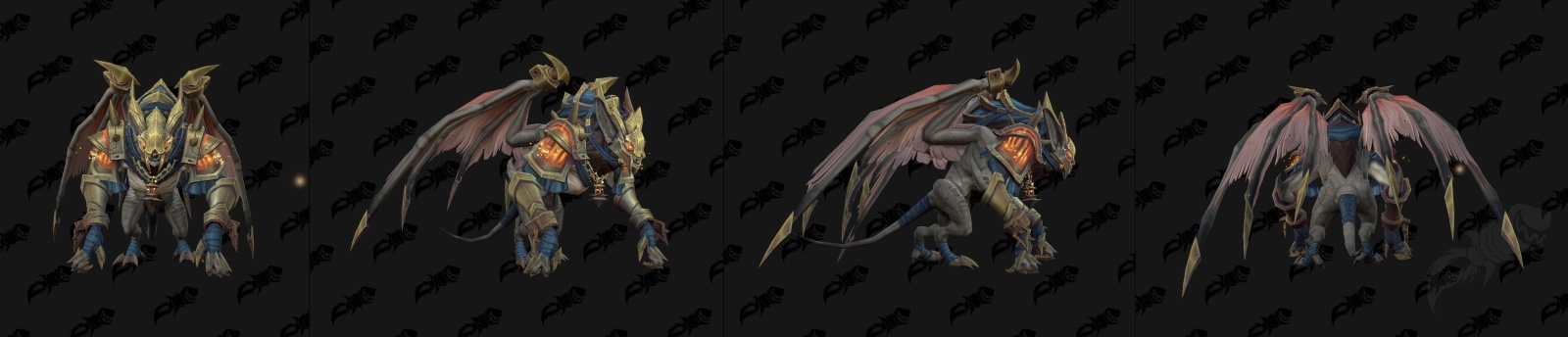 Gladiator Mount Models from The War Within - Armored Gargoyles 