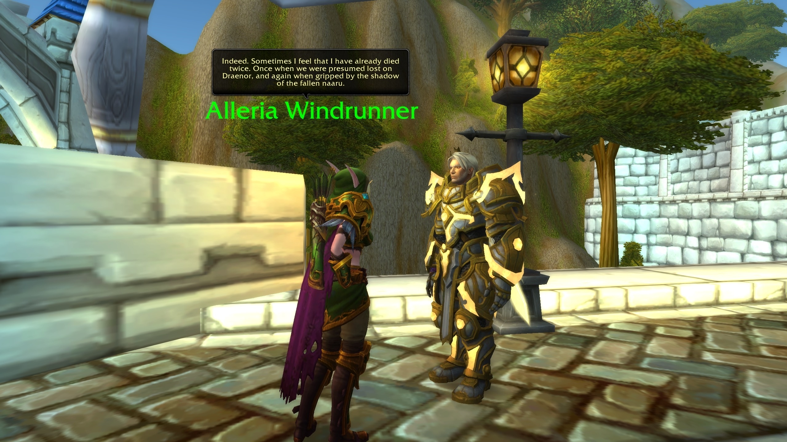 Was Il'gynoth talking about Alleria?