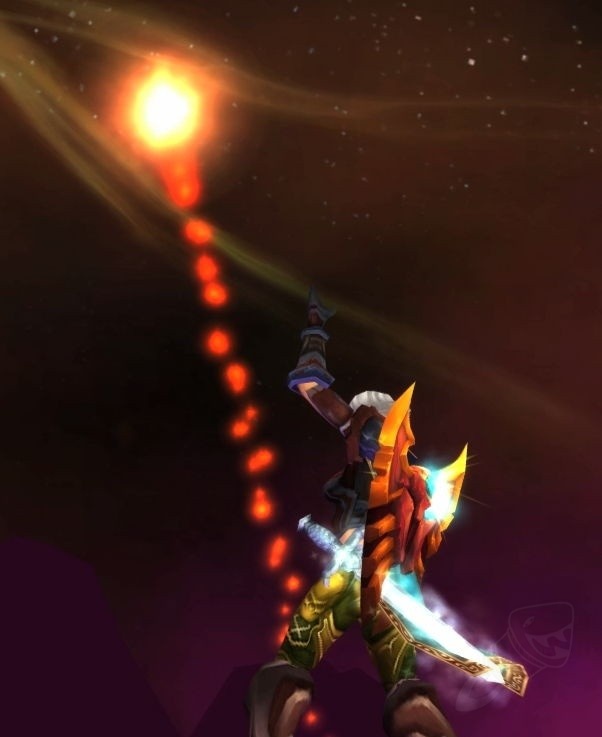 Red Firework Spell Classic World of Warcraft