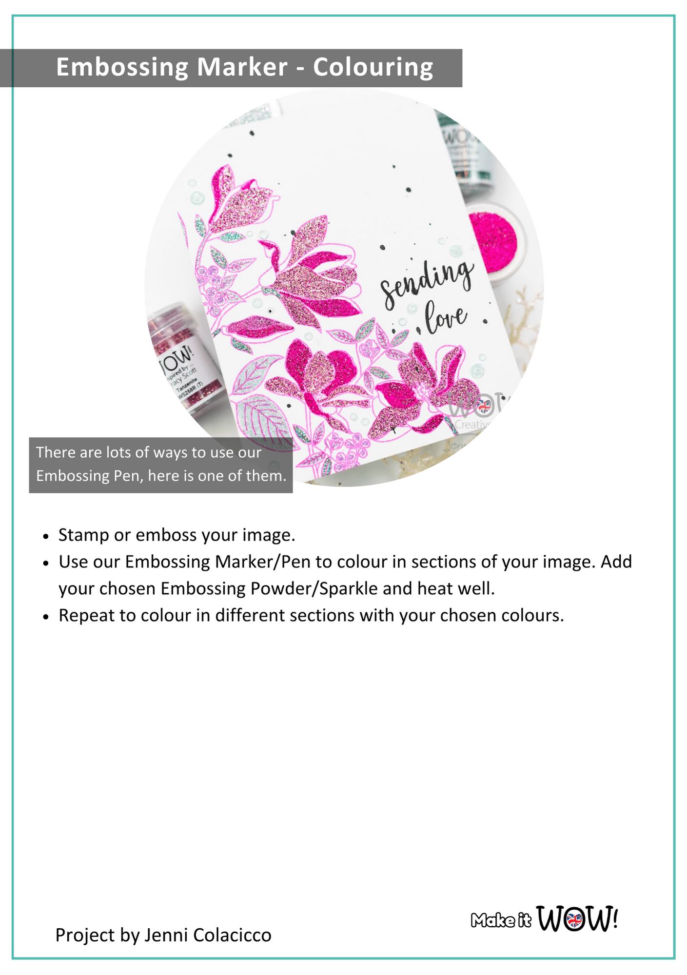 Techniques WOW Embossing Powder