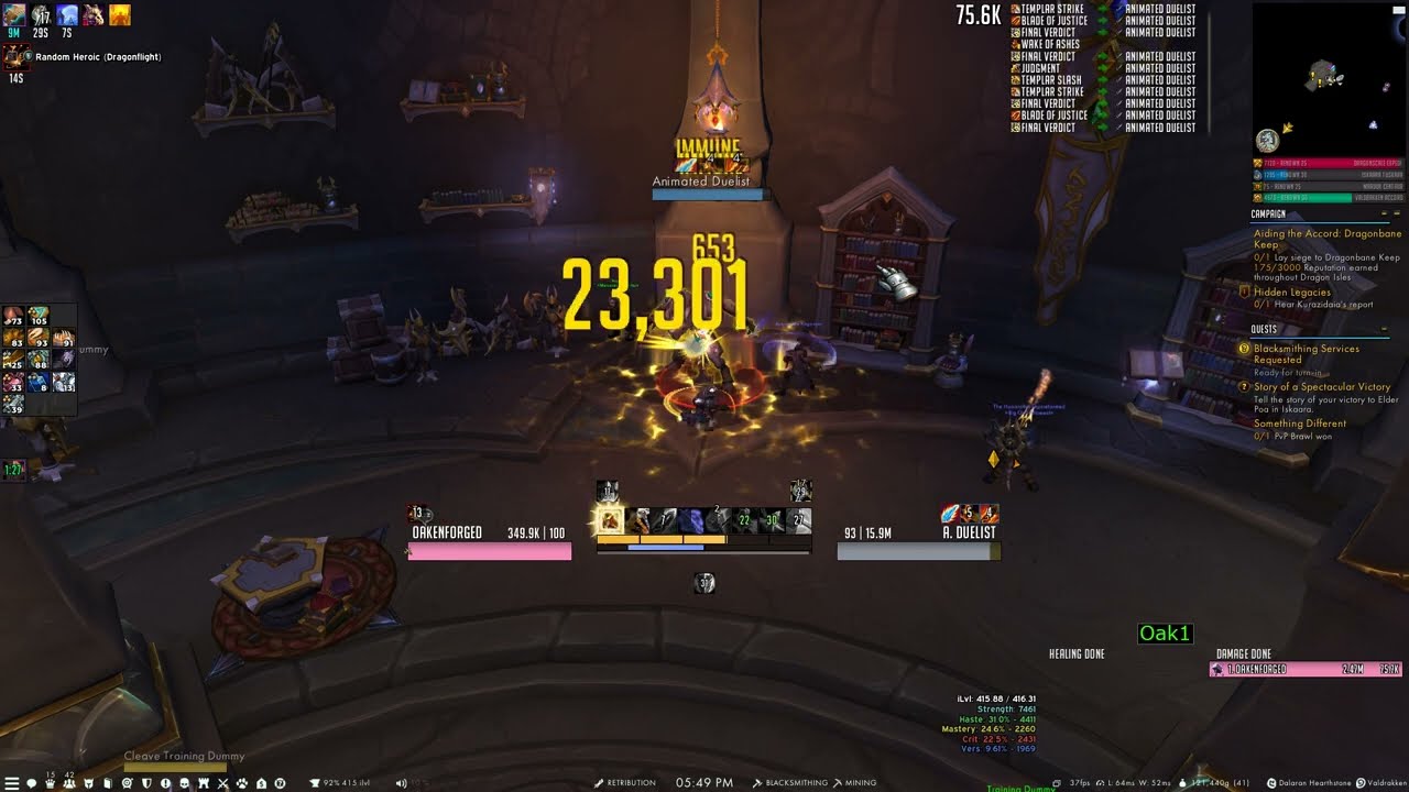 Oak Ret Pally Dragonflight It works... Updated for 10.0.7 (3/21/23