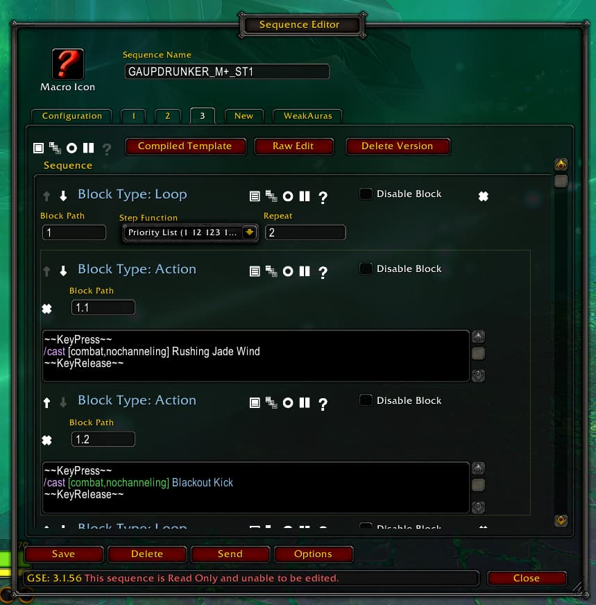 Shysters Tryin' ta "Copyright" Macros Made in GSE Lazy Macros WoW(05)