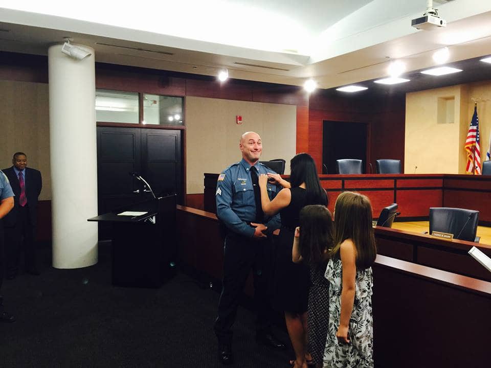 Fort Wayne Police Officer Boyce Ballinger promoted to Sergeant WOWO