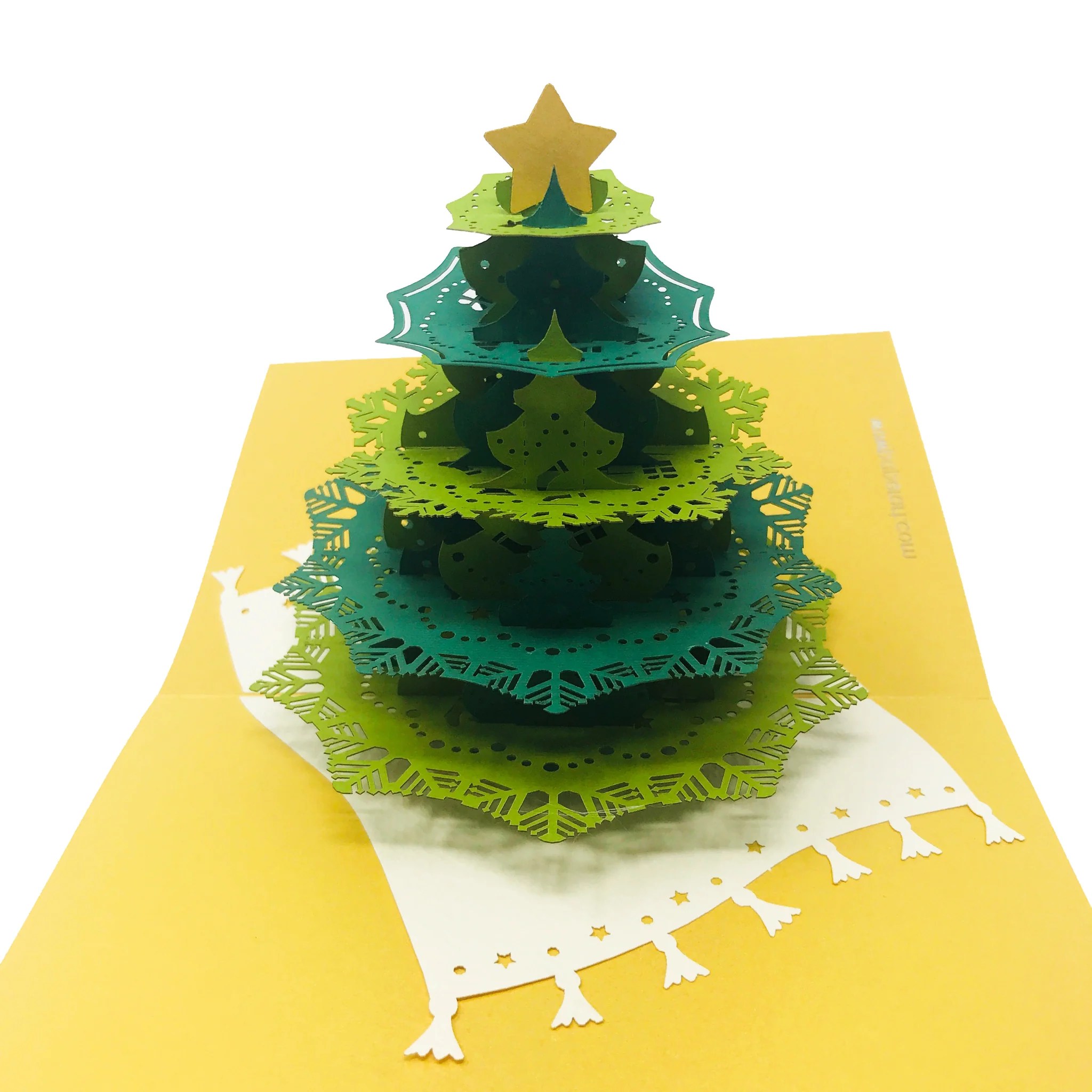 Big Christmas Tree Christmas Pop Up Card WOW Pop Up Card
