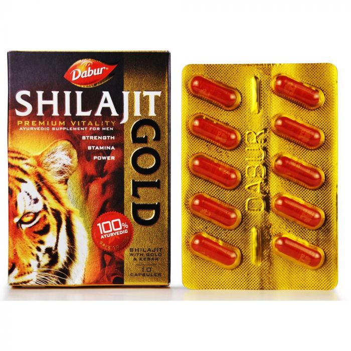 Shilajeet Gold Capsules Dabur Prices, Uses, Reviews, and More