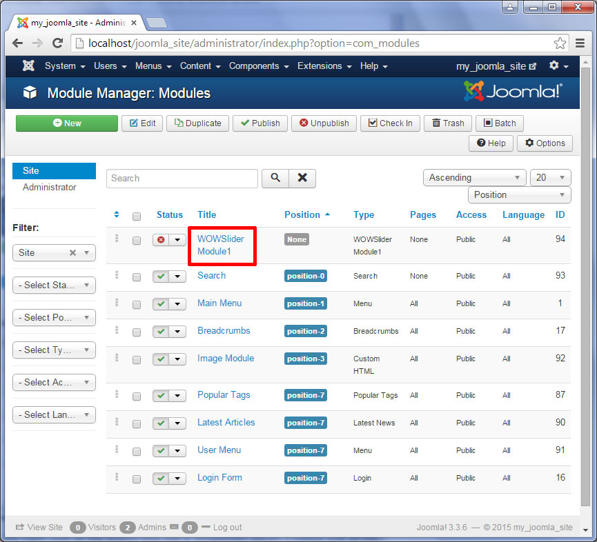 Joomla Slideshow and Joomla Slider Tutorial
