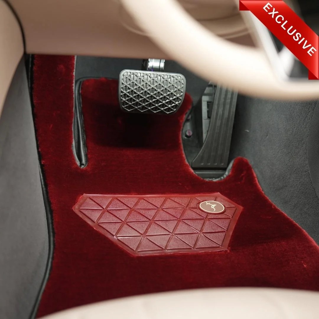 Top Gear Pristine Series Car Mat Plum (Cashmere Ergofit Luxury Car