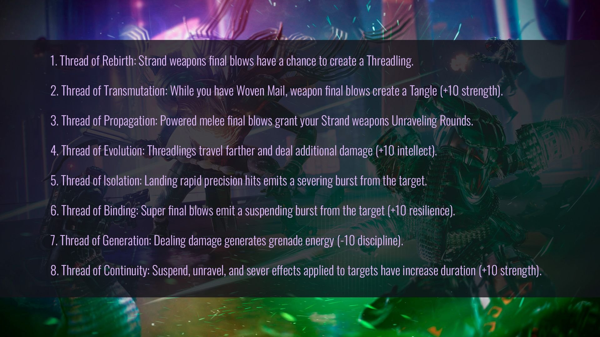 Destiny 2 You Can Unlock Lightfall's Strand Fragments Now WowVendor