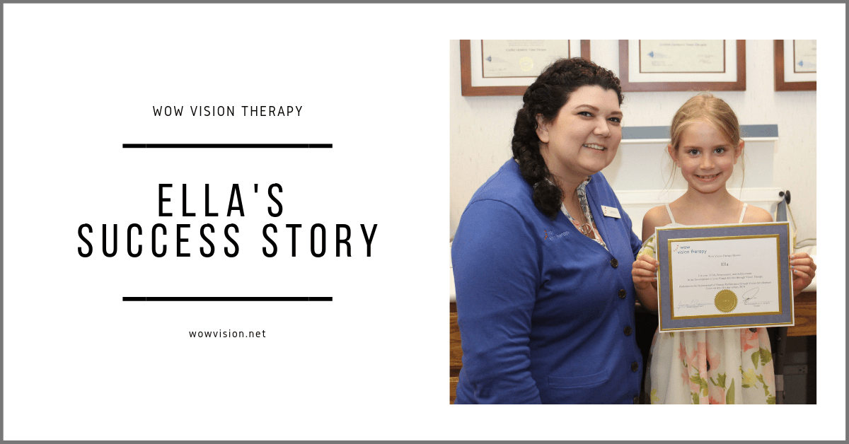 Ella's Success Story (1) Wow Vision Therapy