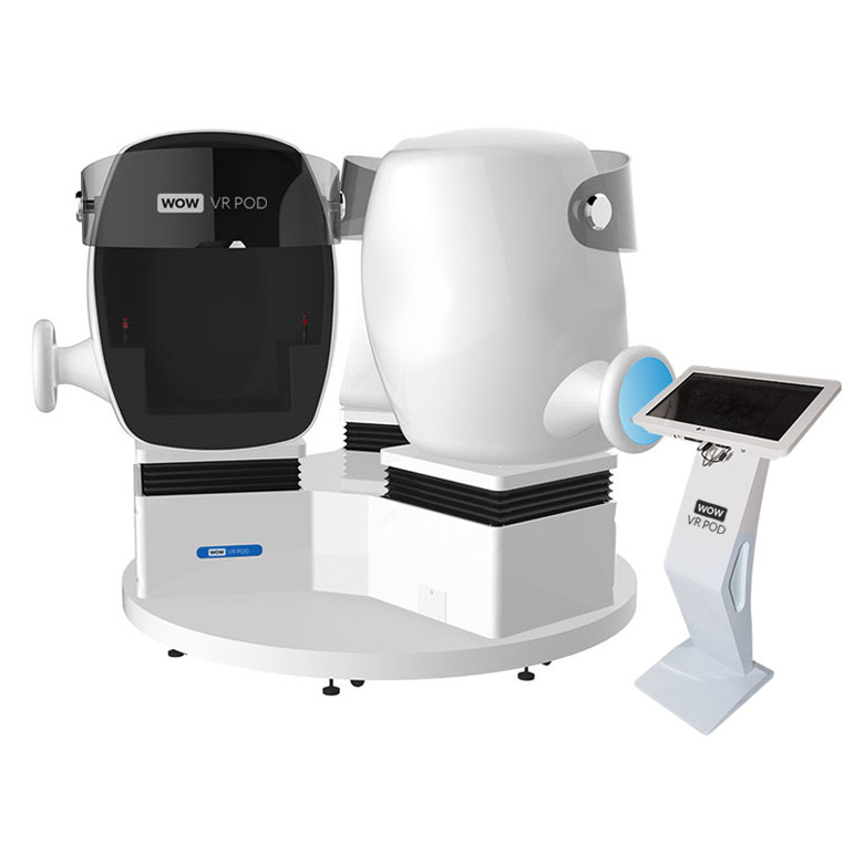 Triple VR Pod Virtual Reality Chair, Oculus Entertainment by Wow VR Pod