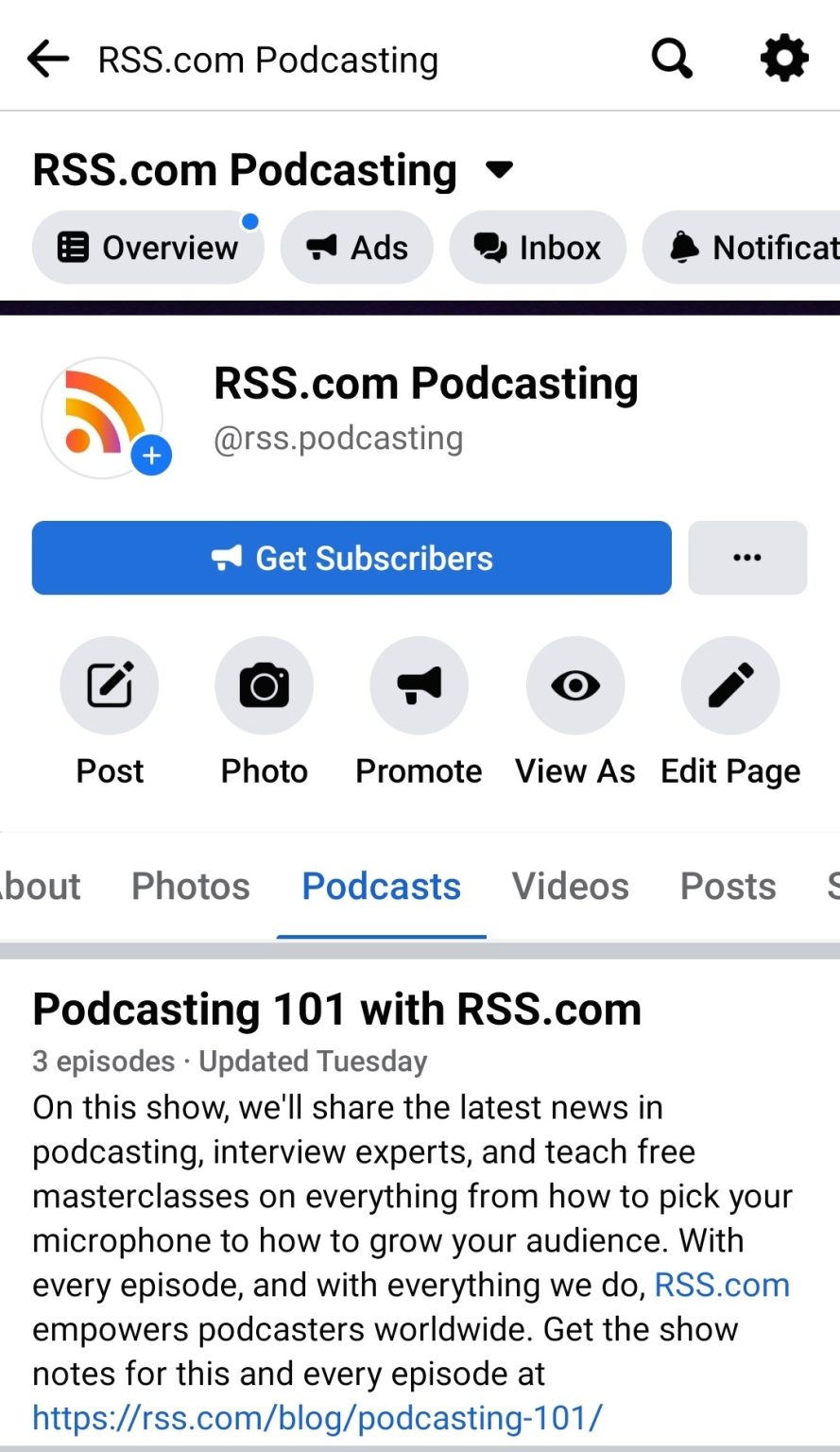 How To Add A Podcast To Facebook