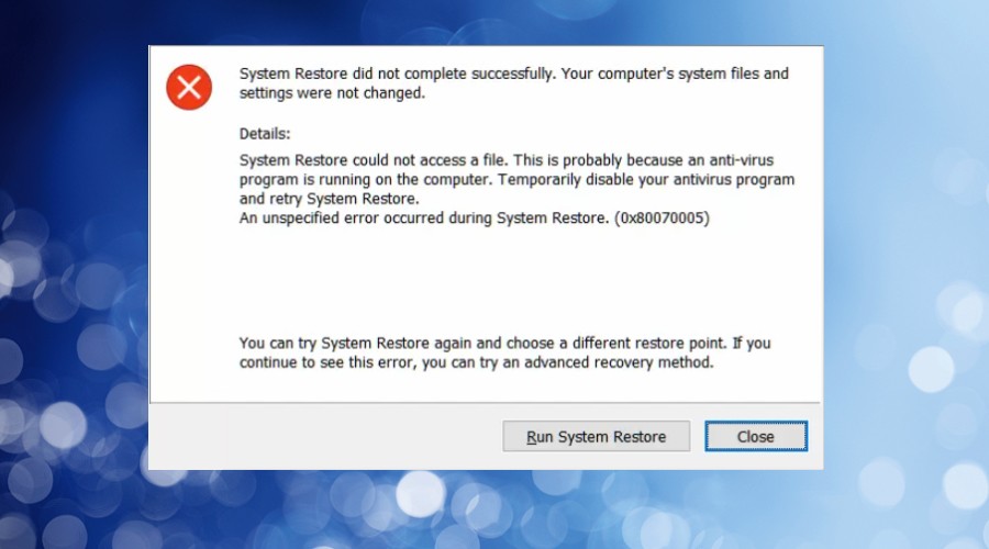System Restore on Windows 11 Not Working Quick Fix