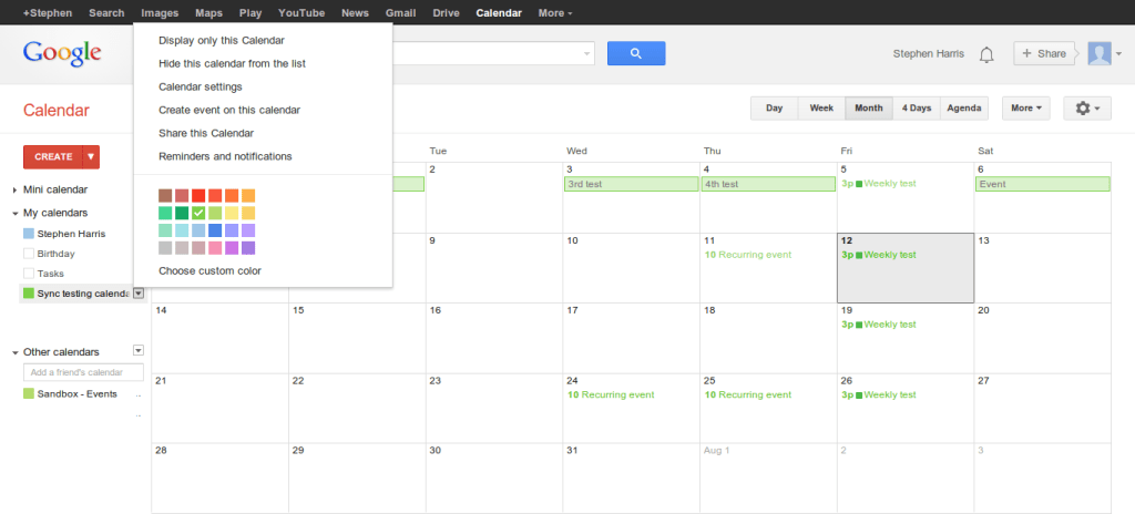 Importing an ICAL feed from Google Event Organiser
