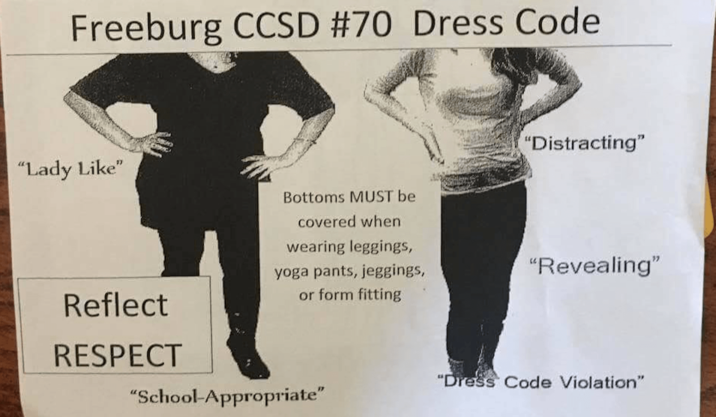 Parents Are Complaining About School's 'sexist' Dress Code Flier
