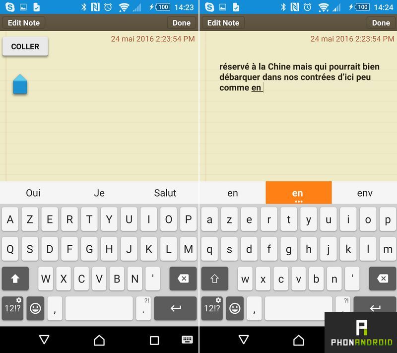 Comment fonctionne le copiercoller sur Android
