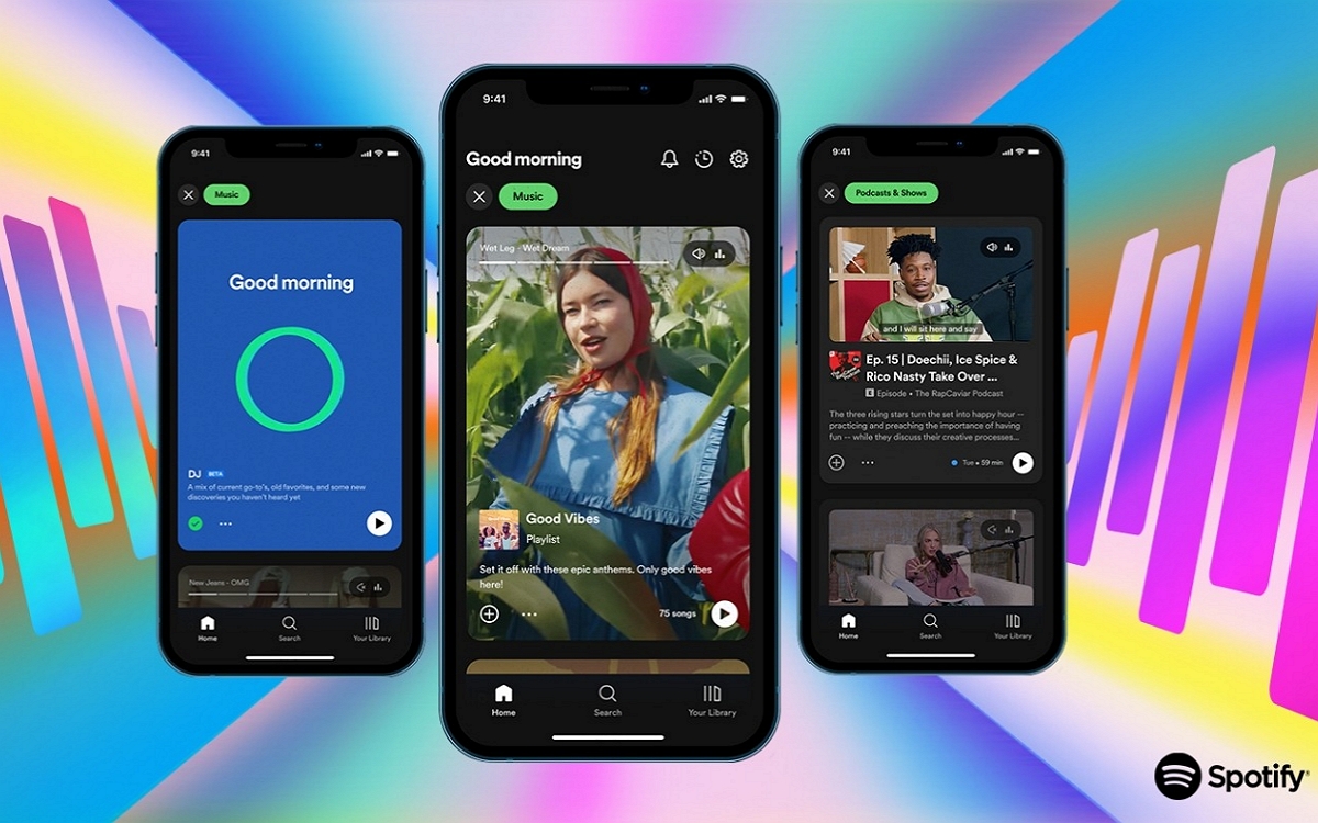 Spotify change de design sur Android et iOS et s’inspire de TikTok