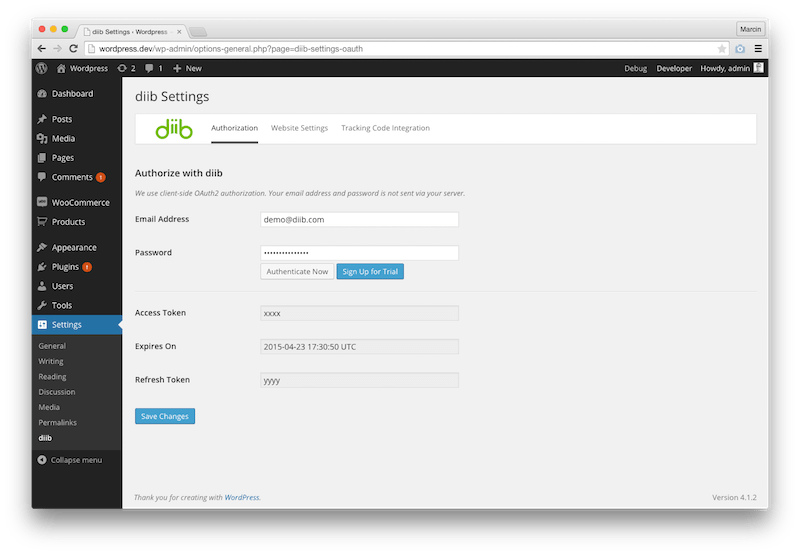 Diib Wordpress Plugin Rating, Reviews, Demo & Download