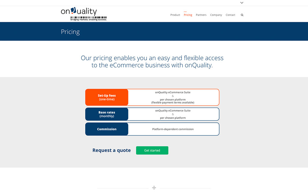 onQuality Deutschland GmbH Homepage Erstellung