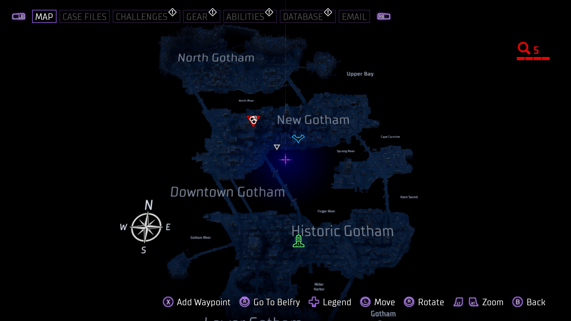 Gotham City Map Arkham