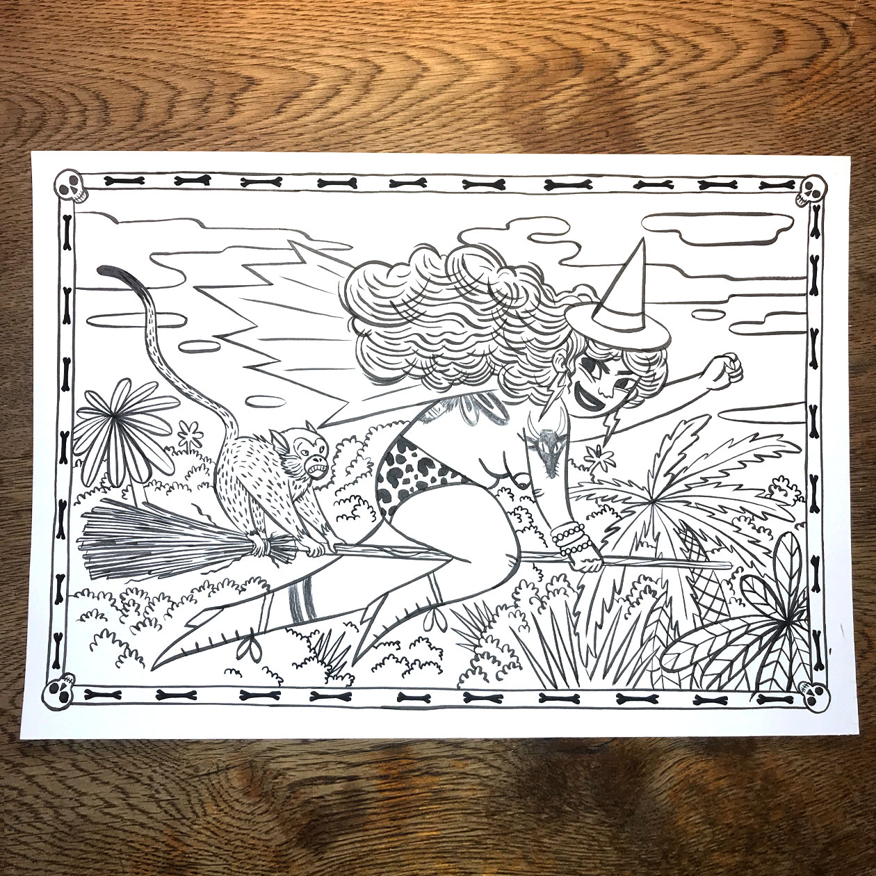 Original drawing witch BLACKYARD