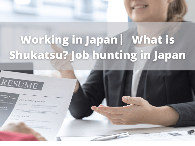 Working in Japan What is Shukatsu? Job hunting in Japan
