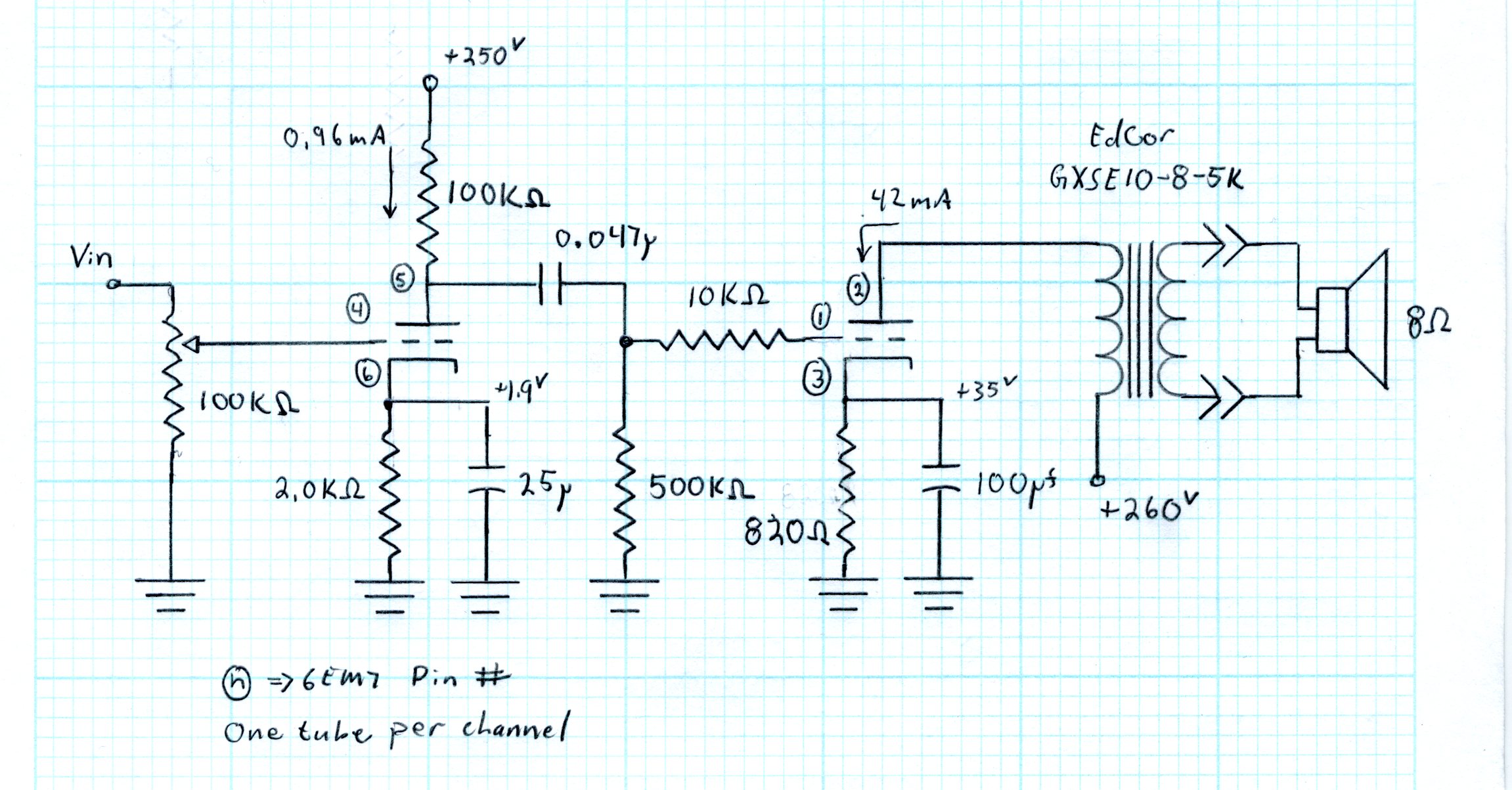 6em7 amplifier 12