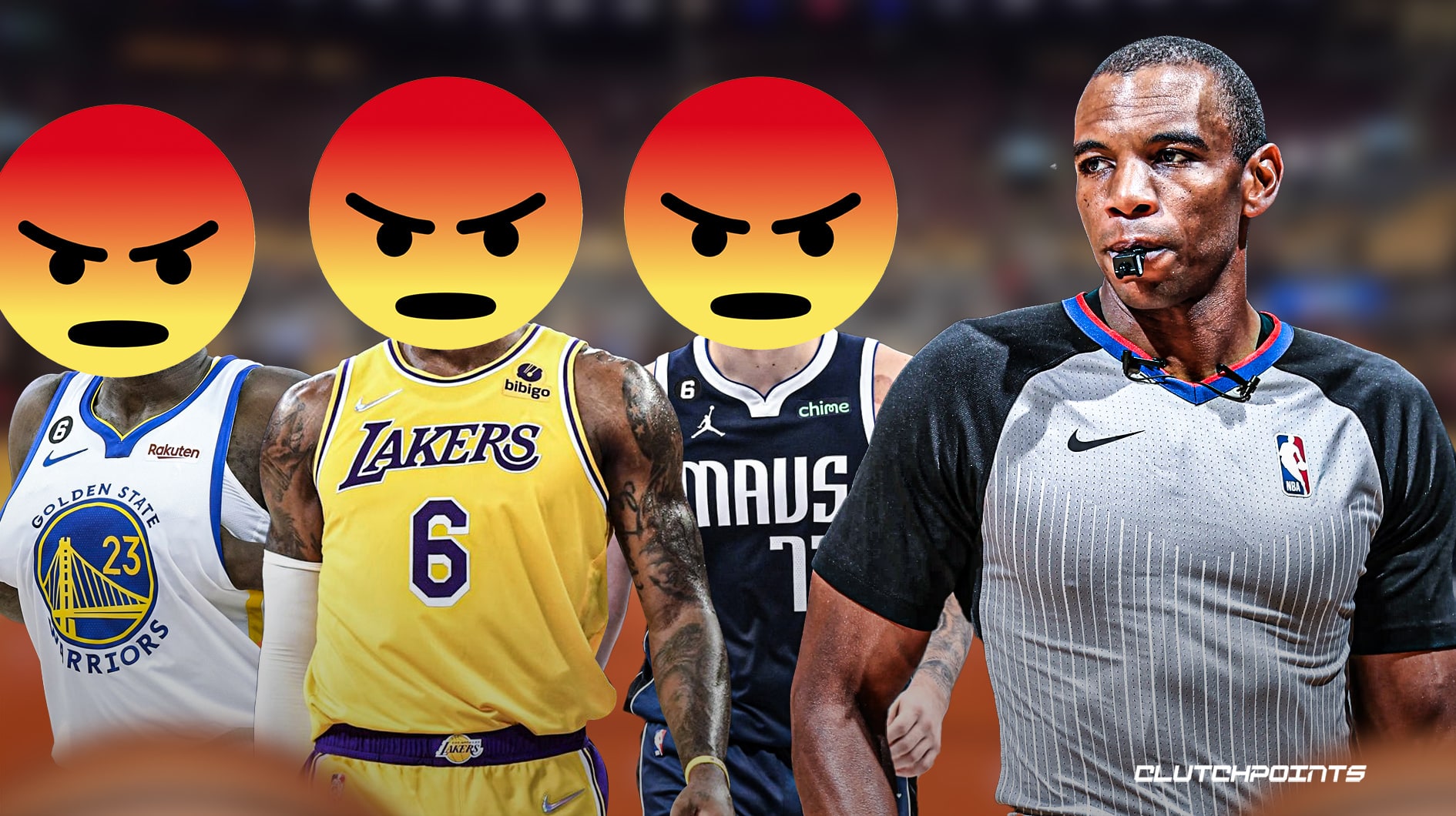 LeBron James and the 10 NBA Players that complain to refs the most