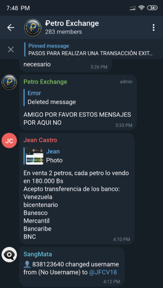 The petro is real and Venezuelans are slowly starting to trade it