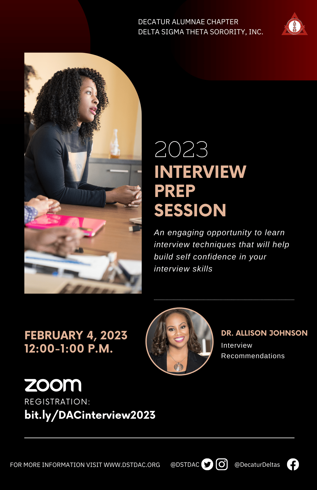 Interview Prep Session 2023 Decatur Alumnae Chapter of Delta Sigma Theta