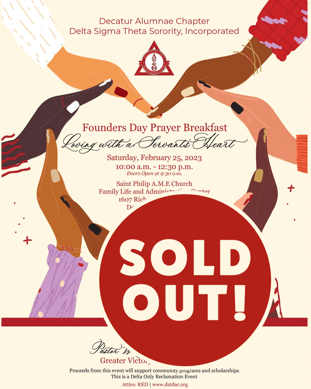 Founders Day Prayer Breakfast 2023 Decatur Alumnae Chapter of Delta