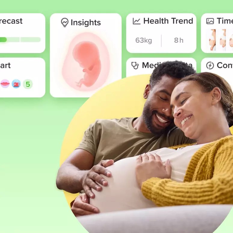 Period tracker, ovulation tracker, pregnancy app, baby app Glow