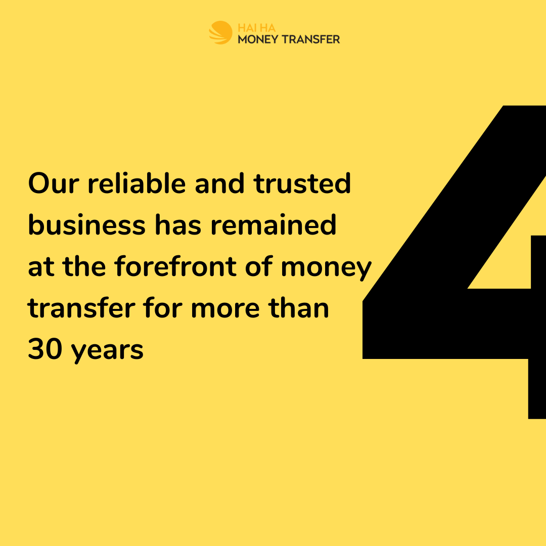 Send Money with Hai Ha Money Transfer One of the Most Trusted and